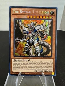 YGO Dueling Heroes The Bystial Lubellion MP23-EN160 Prismatic Secret Rare 1st NM - Picture 1 of 2