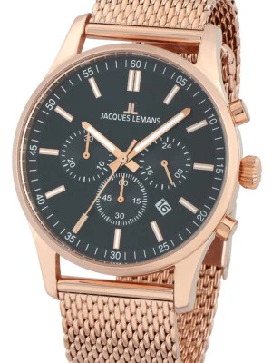 Jacques Lemans 1-2025I London Chronograph Herrenuhr 42mm 10ATM - Bild 1 von 3