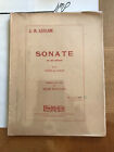 J.M LECLAIR Sonate en mi mineur pour fl&#251;te et violon  (&#39;Ed. Eschig)
