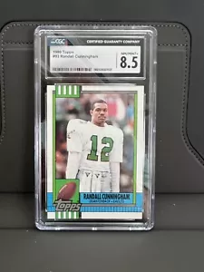 1990 Topps #93 Randall Cunningham Graded 8.5 NM/Mint+ - Picture 1 of 2