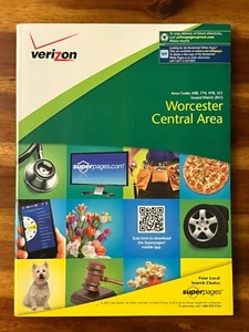 Verizon SuperPages Worcester Central Area Phone Directory Book 2015 Adverts - Picture 1 of 7