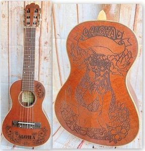 Alulu Solid Mahogany wood Tenor Guitarlele classical head type HU1399 - Picture 1 of 16