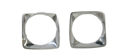1969 - 1972 Chevrolet Truck Headlight Bezel Set – Polished Aluminium - Image 1 of 4