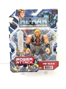 HE-MAN Power Attack Figure NETFLIX He-Man and the Masters of the Universe MOTU - Picture 1 of 2