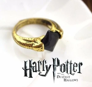 Anillo Horrocrux Voldemort Piedra Resurrección Reliquia de la Muerte Dumbledore Harry Potter - Imagen 1 de 8