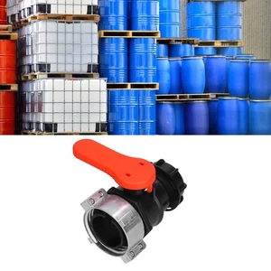 Adaptador IBC Tanque de Bola Repuesto Manguera de Drenaje Accesorios Grifo de Jardín DN50 75mm - Imagen 1 de 12