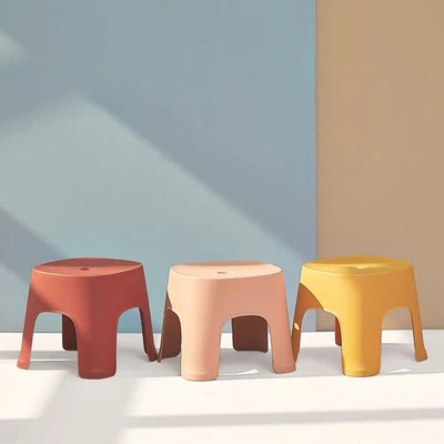  Stool Anti-slip Bath Step Childrens Stools Bathroom Adults Sitting - Image 1 of 4