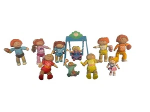 Lote de figuras vintage de mini repollo parche niños 3 1/4" - Imagen 1 de 9