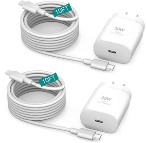 Samsung Super Fast Charger,Samsung Charger Fast Charging Block,2Pack 30W USB ... - Bild 1 von 7
