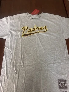 San Diego Padres Cooperstown Collection Mitchell & Ness NWT MLB TShirt Large - Picture 1 of 2