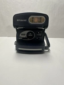 VINTAGE BLUE POLAROID ONE STEP 600 INSTANT FILM CAMERA - Picture 1 of 8
