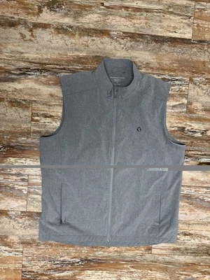 Mens Holderness & Bourne Dry Luxe Windbreaker Rain  Vest Size XL*Logo* Golf Zip - Image 1 of 4