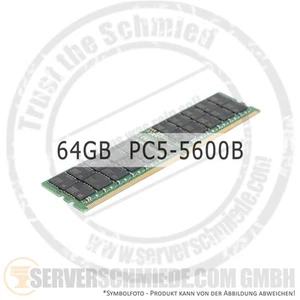 Samsung 64GB 2Rx4 PC5-5600B registered ECC RAM KR M321R8GA0PB0-CWMCH - Photo 1/1