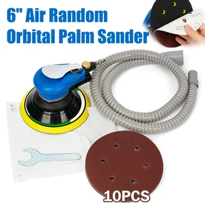 6" Air Random Orbital Polisher Sander 15cm Dual Action Auto Body Orbit DA Sander - Picture 1 of 10