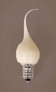 Primitive/Farmhouse 3 watt Warm Silicone Tiny 1/2" Light Bulb - Picture 1 of 4