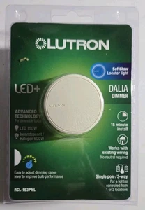 Lutron DALIA LED+ Lichtdimmer einpolig/3-fach, Leuchte mandel, RCL-153PNL - Bild 1 von 6