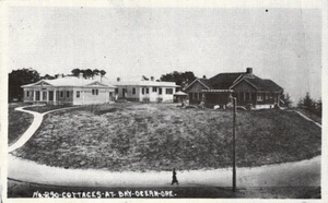 Postcard RPPC Cottages At Bay Ocean Oregon OR - Picture 1 of 2