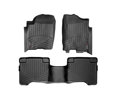 WeatherTech FloorLiner for 2008-2008 Nissan Armada - 1st & 2nd Row, Black - Image 1 of 4