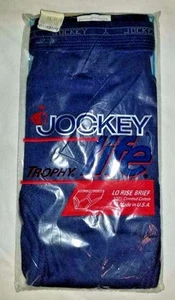 Calzoncillos de colección 1984 para hombre Blue Jockey Life Lo-rise Slim Guy Tighty Underware HECHOS EN EE. UU. - Imagen 1 de 4
