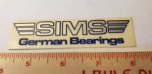 DE COLECCIÓN AÑOS 70 TOM SIMS RODAMIENTOS ALEMANES LONNIE TOFT ALVA ¡PEGATINA DE TABLA DE SKATE NOS! - Imagen 1 de 1