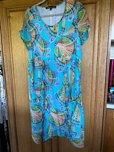 womens cotton dress size 16 - Picture 1 of 4