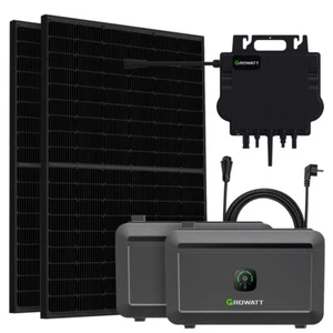 Central eléctrica de balcón 900W LiFePO4 sistema de almacenamiento Noah2000 NEO800M-X Inverter Growatt - Imagen 1 de 25