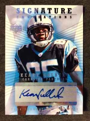 2004 Upper Deck Foundations Keary Colbert Rookie RC Auto Autograph Card - Image 1 of 2