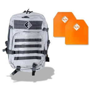 F&F STEEL Tactical Fitness Backpack with Weight Plates for Rucking and Training - Picture 1 of 50