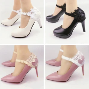 2PCS Abnehmbare Schnürschuh Gürtel Band Netz Knöchel Schnalle High Heels Zubehör - Bild 1 von 20
