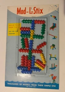 Vintage Mod-L-Stix Construction Toy 50S/60s 1957 Rare NEW - Picture 1 of 5