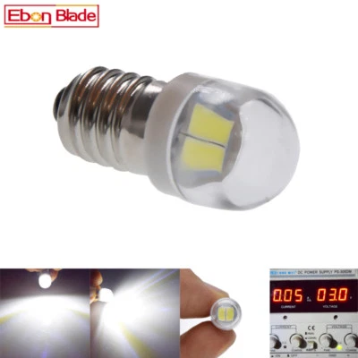 E10 5630 2SMD Led Flashlight Replacement Bulb Torch Lamp Light Cold White 3V DC - Image 1 of 4
