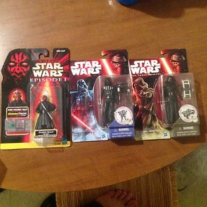 Star wars The Force Awakens Kylo Ren, Darth Vader and Darth Maul figure set. - Picture 1 of 2