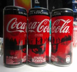 COCA COLA ZERO STRANGER THINGS - LEERE DOSE ARGENTINIEN Cola Zero - Bild 1 von 1