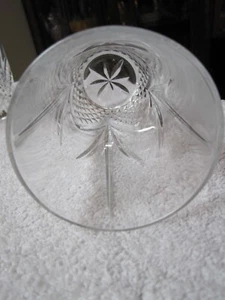 Hermosos cuencos de ensalada/desierto de cristal, juego de 3 con pegatinas por casa - Imagen 1 de 5