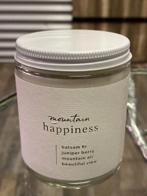Mountain Happiness Juniper Berry Scented Wax Candle 7oz Jar 45 Hrs Prosperity - Image 1 of 4