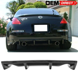 Clearance Sale! Fit 03-09 Nissan 350Z OE Style Carbon Fiber Rear Bumper Diffuser - Picture 1 of 5