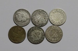 🧭 🇳🇱 NETHERLANDS EARLY 25 CENTIMES SILVER COINS SOME SCARCE B50 ZD23 - Picture 1 of 2