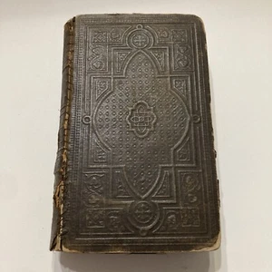 Antike Stempel Bibel Heilige Schrift DEUTSCHE Bibel 1882 Dr. Martin Luther beschriftet - Bild 1 von 13