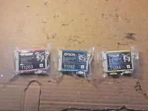 Genuine Epson T1285 Multipack C/M/Y Ink Cartridges - Picture 1 of 5