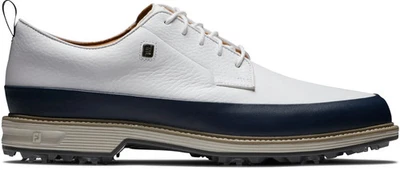 FootJoy Dryjoys Premiere Series Field LX Golf Shoes - White/Navy 54395 CLOSEOUTS - Image 1 of 4