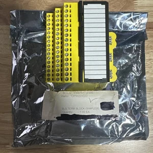 EMERSON SLS TERMINAL BLOCK KJ2201X1-HA1 PN: 12P3322X022 FISHER-ROSEMOUNT SYSTEMS - Picture 1 of 7