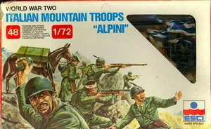 1/72 ESCI Models ITALIAN WWII MOUNTAIN TROOPS Figure Set *MINT* - Picture 1 of 2