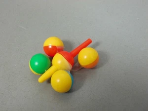 SPIELZEUG: Fliehkraftkreisel mit Kugeln (Var. 3.1, Mittelteil rot) - Picture 1 of 1