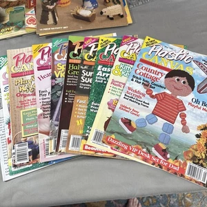 Lot 20 Plastic Canvas Magazines 1994-1999 & 4 Extra Booklets With Special Sets! - Picture 1 of 20