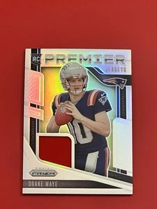 2024 Prizm DRAKE MAYE SILVER HOLO PRIZM Premier Jerseys Rookie Patch RC 💎💎 - Bild 1 von 3