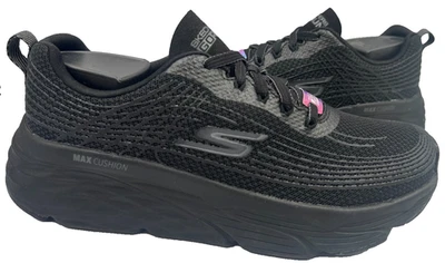 Zapatos con cordones para mujer Skechers Max Cushioning Elite 2.0 negros talla: 8 157D Foto 1 de 4