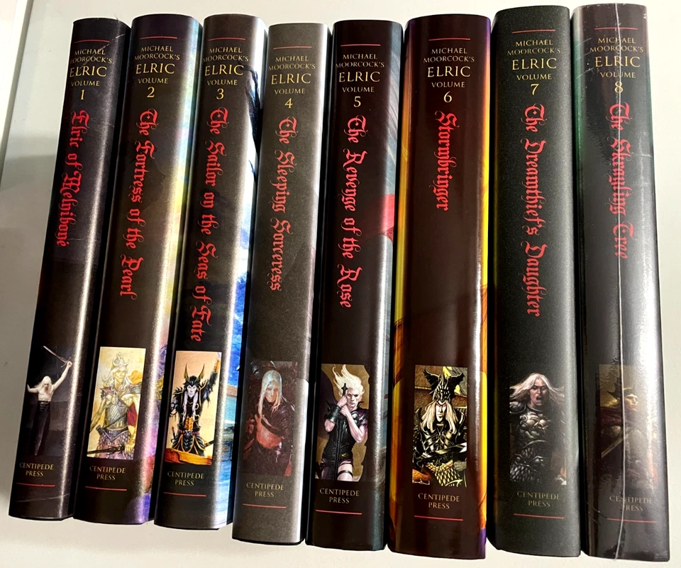 Elric By Michael Moorcock Centipede SIGNED HC LTD #254 Editions 1-8 & Rights Foto 1 de 4
