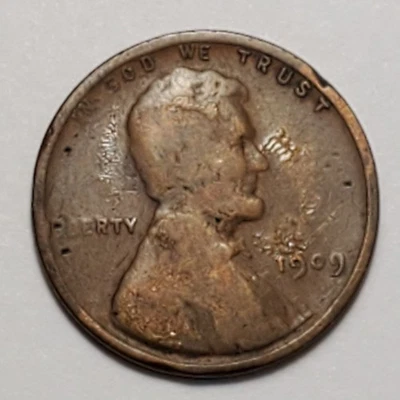 Nicer Low Mintage 1909 P VDB Lincoln Wheat Cent - Image 1 of 2