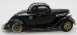 Vintage 1990 Black Dick Tracy ERTL Disney Ford Coupe Toy Diecast Car 1870YC - Picture 1 of 5