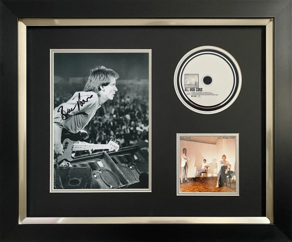 Bruce Foxton Hand Signed Framed CD Display - The Jam All Mod Cons - Image 1 of 1